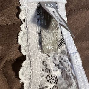 New White Strapless Bra Size 38c